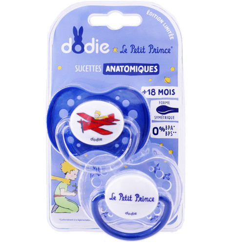 Dodie Sucette Anatomique Silicone +18 mois Minnie A66, lot de 2 sucettes