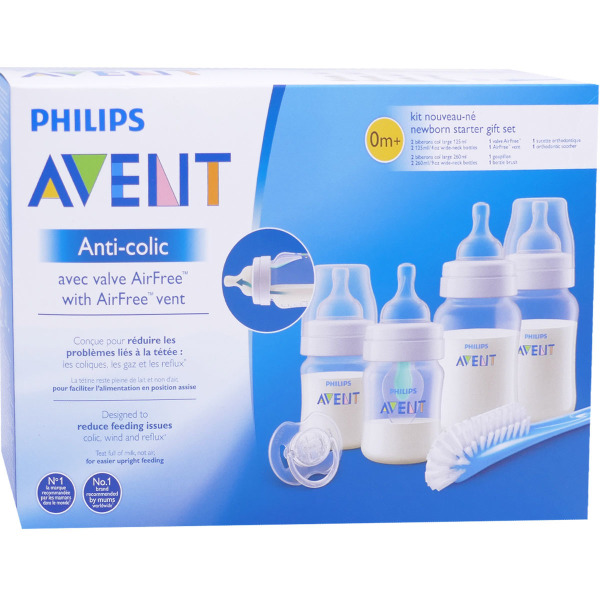Biberon Avent - Kit nouveau né - Valve anti-coliques