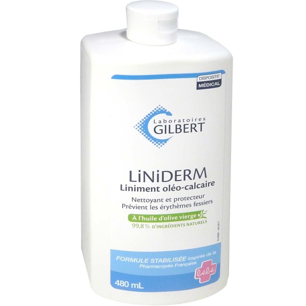 Liniderm Liniment Bio 480ml  Change - Lingettes - Liniment