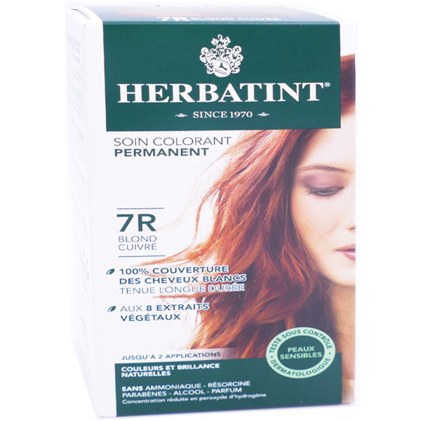 HERBATINT SOIN  COLORANT  BLOND CUIVRE 7R 150ML