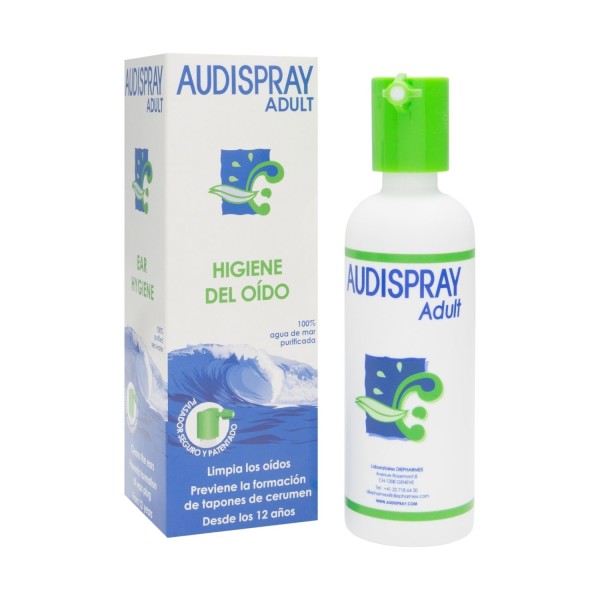 Audispray Adult Hygiène Auriculaire +12 Ans Contre Cérumen Et Bouchons D' Oreille Spray 50ml
